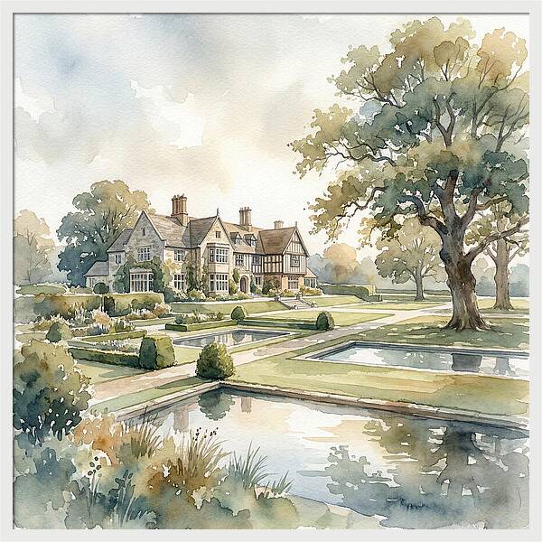 Tranquil Estate Landscape