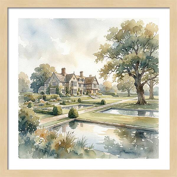 Tranquil Estate Landscape