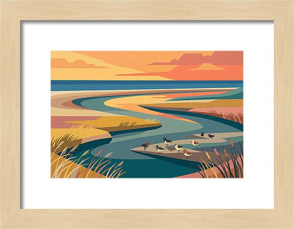 Tranquil Estuary At Twilight