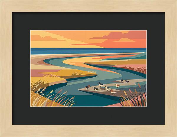 Tranquil Estuary At Twilight