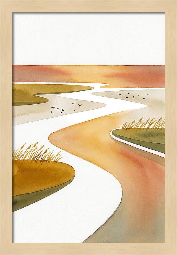 Tranquil Estuary Twilight