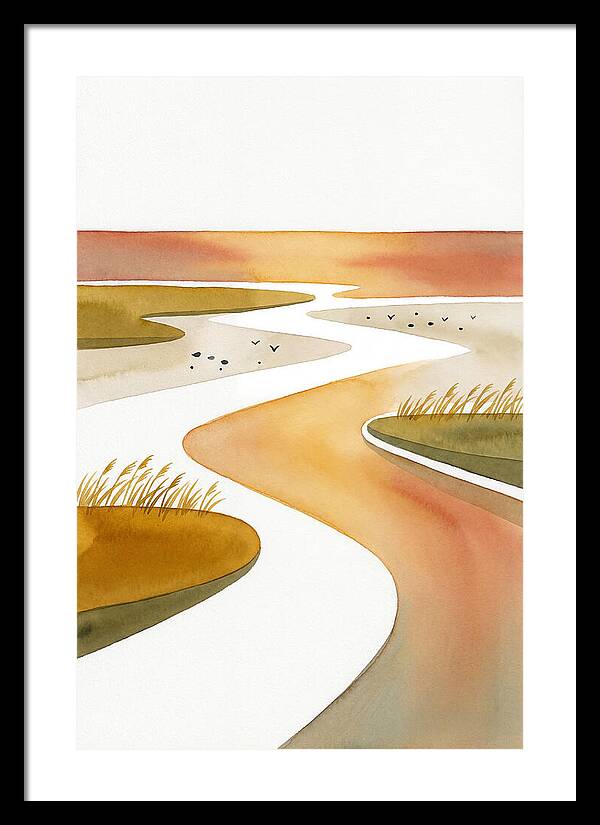 Tranquil Estuary Twilight