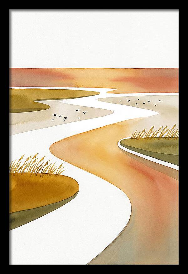 Tranquil Estuary Twilight