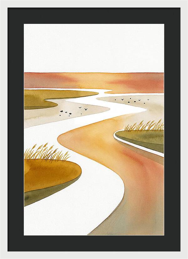 Tranquil Estuary Twilight