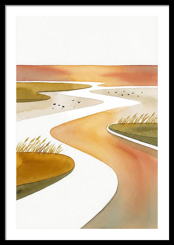 Tranquil Estuary Twilight