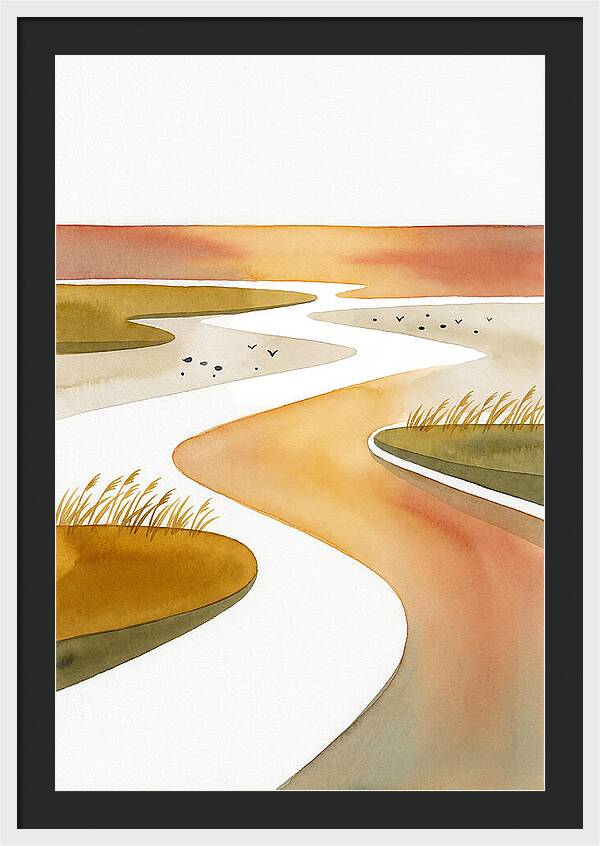 Tranquil Estuary Twilight