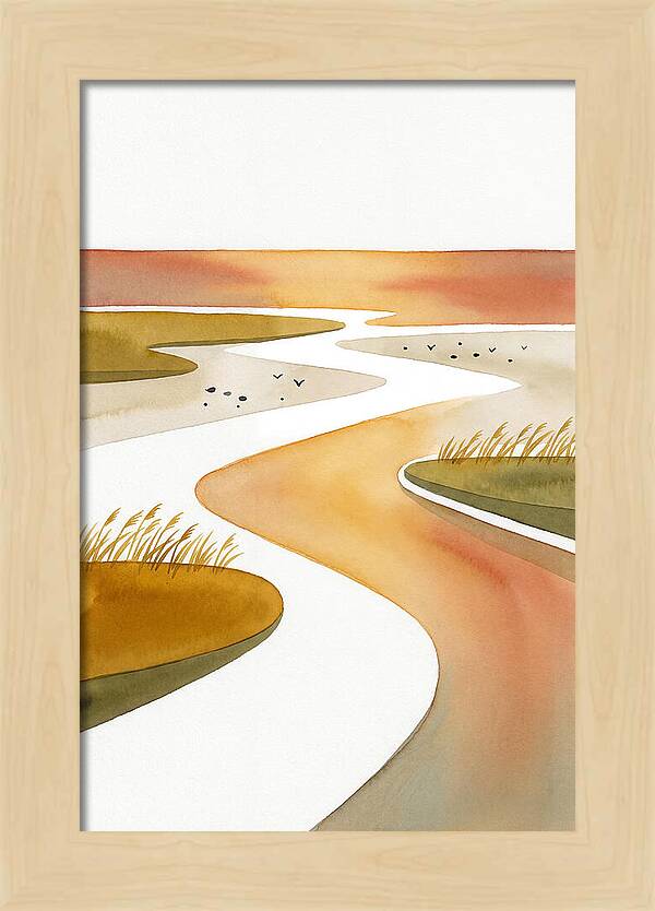 Tranquil Estuary Twilight