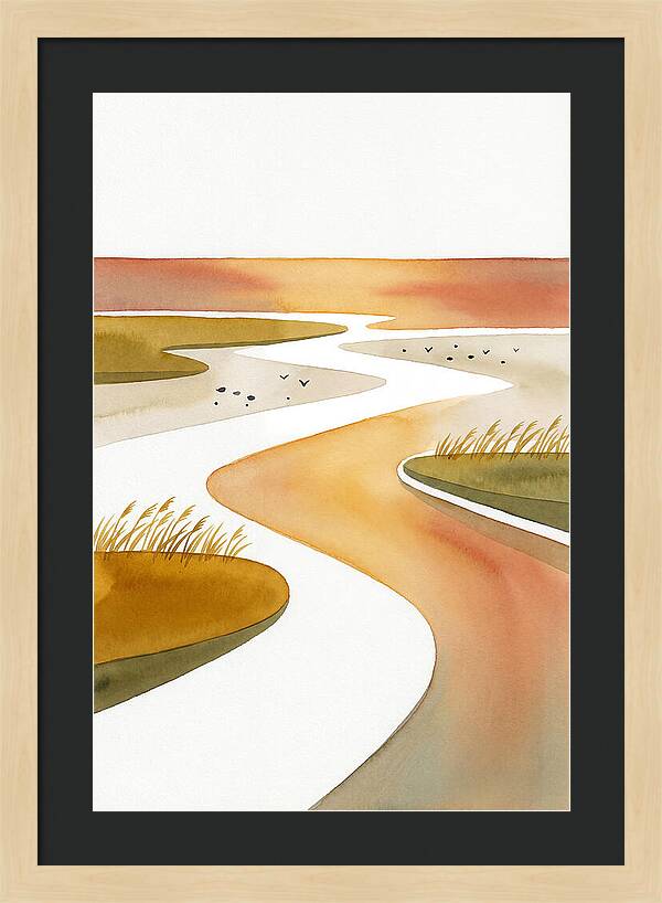 Tranquil Estuary Twilight