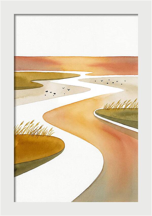 Tranquil Estuary Twilight