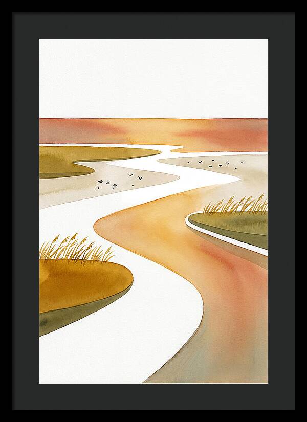 Tranquil Estuary Twilight