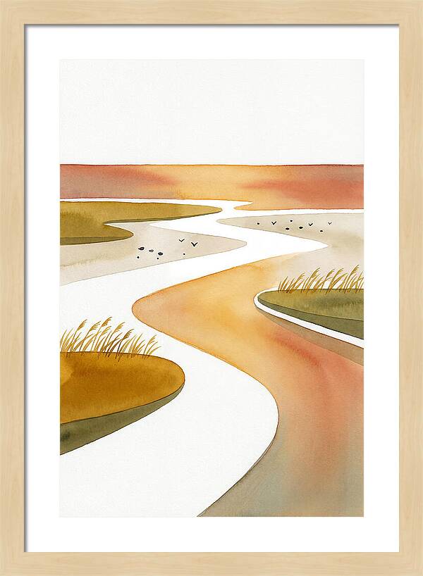 Tranquil Estuary Twilight