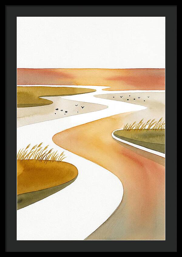 Tranquil Estuary Twilight