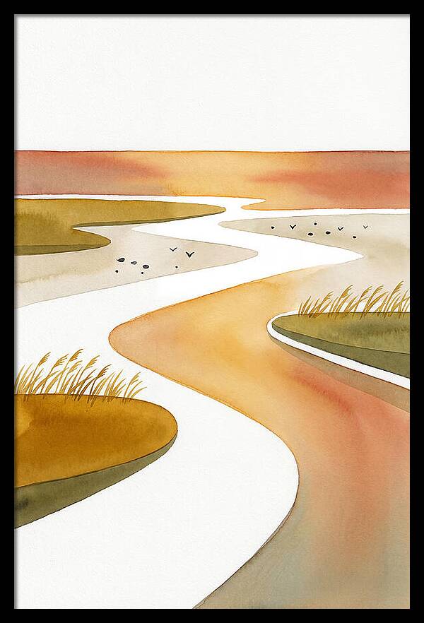 Tranquil Estuary Twilight