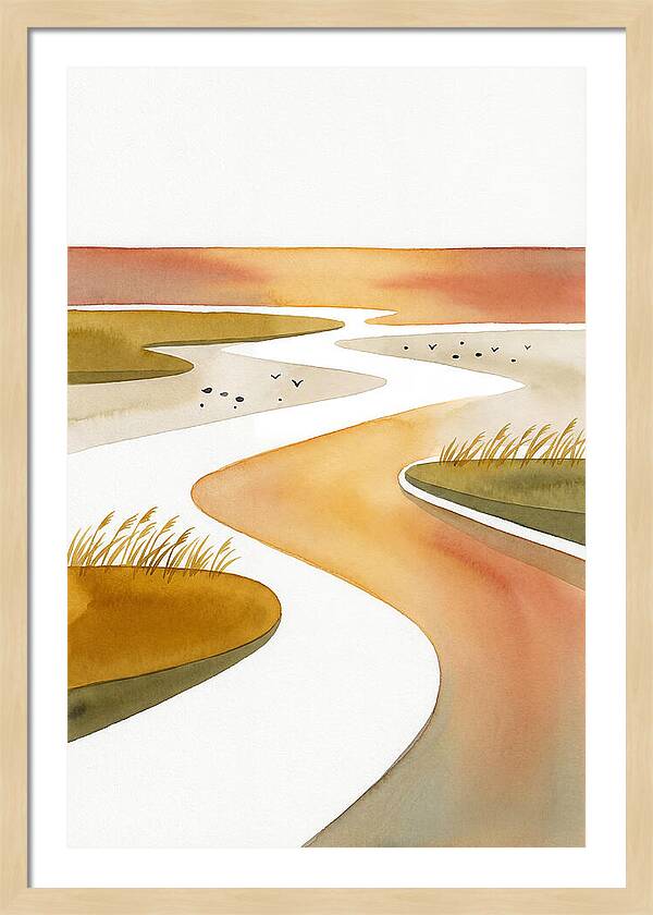 Tranquil Estuary Twilight