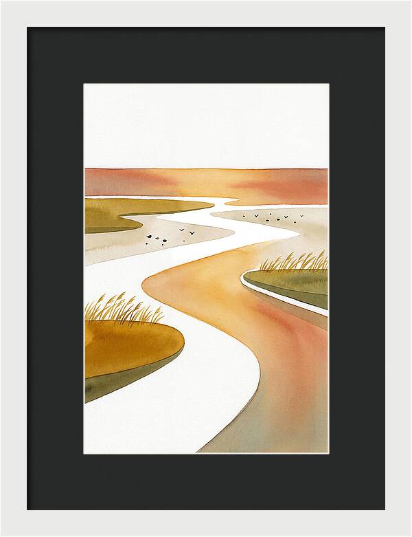 Tranquil Estuary Twilight