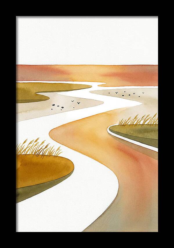 Tranquil Estuary Twilight