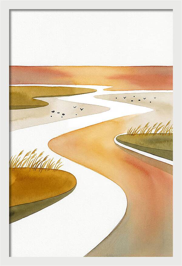 Tranquil Estuary Twilight
