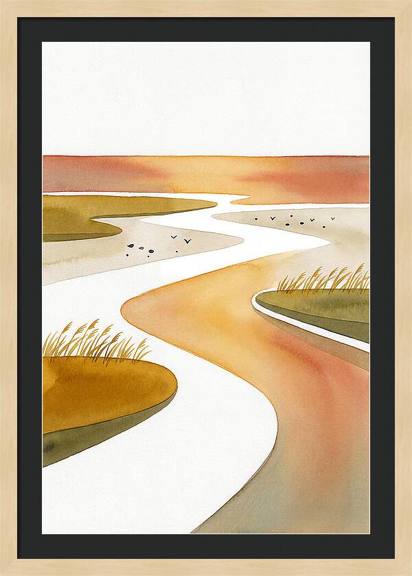 Tranquil Estuary Twilight