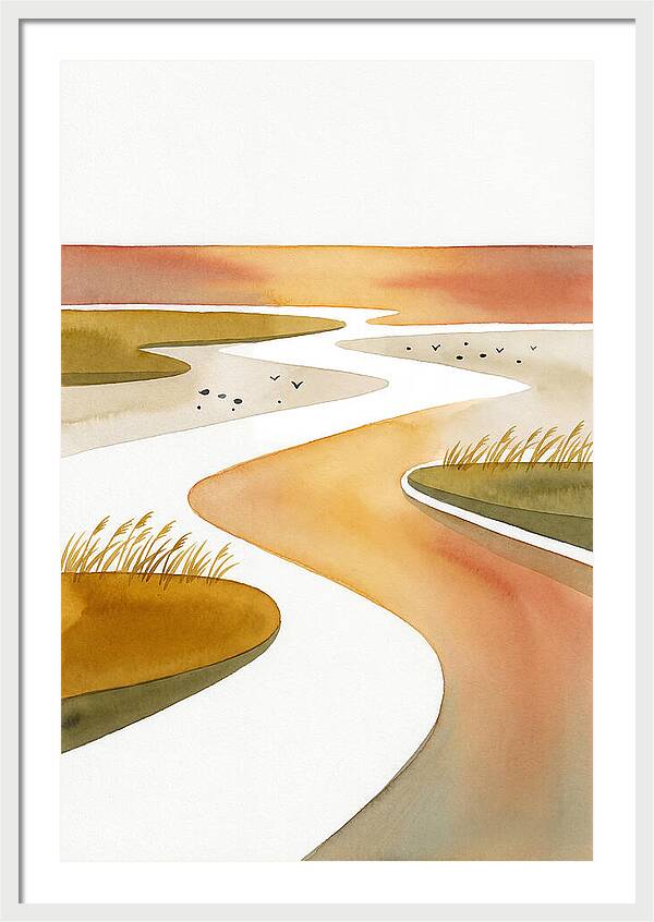 Tranquil Estuary Twilight