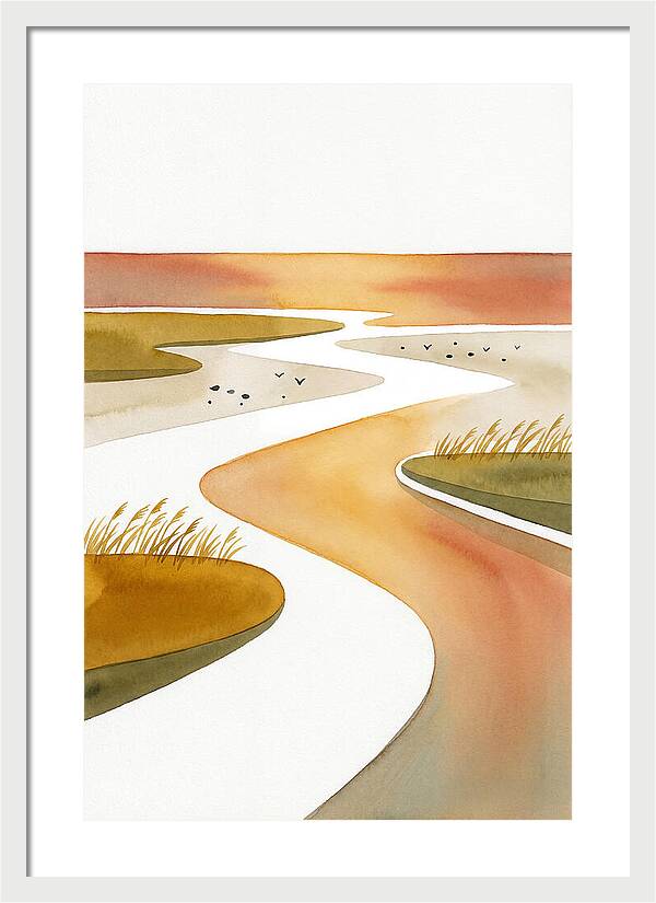 Tranquil Estuary Twilight