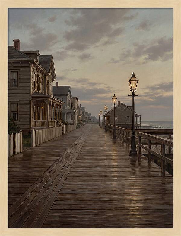 Tranquil Evening By The Shore
