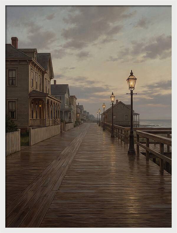 Tranquil Evening By The Shore
