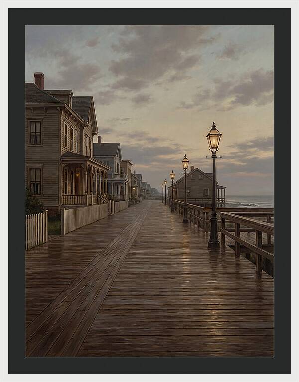 Tranquil Evening By The Shore