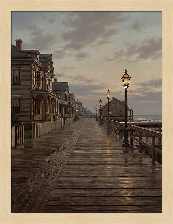 Tranquil Evening By The Shore