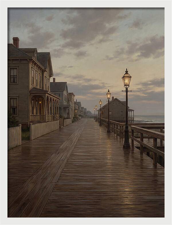 Tranquil Evening By The Shore