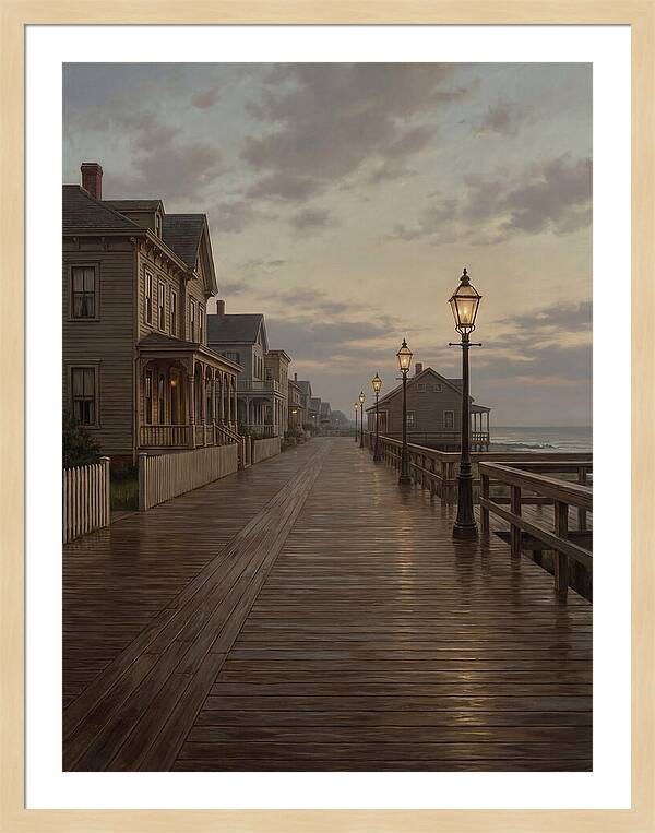 Tranquil Evening By The Shore