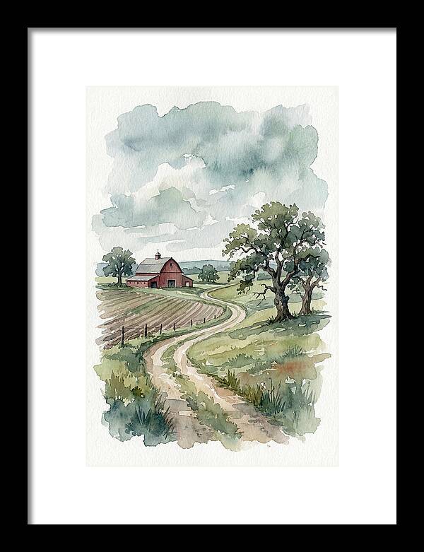 Tranquil Farm Scene