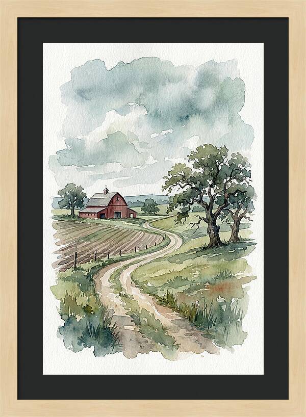 Tranquil Farm Scene