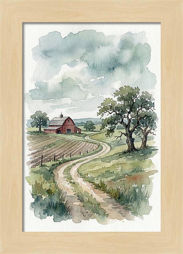 Tranquil Farm Scene