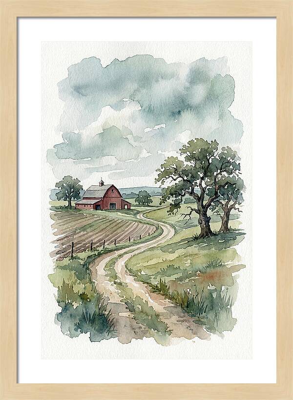 Tranquil Farm Scene