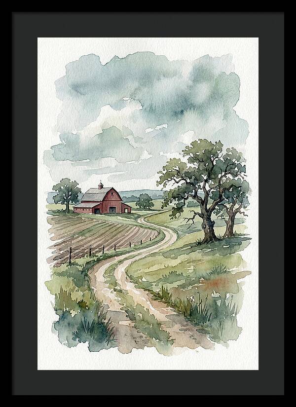 Tranquil Farm Scene