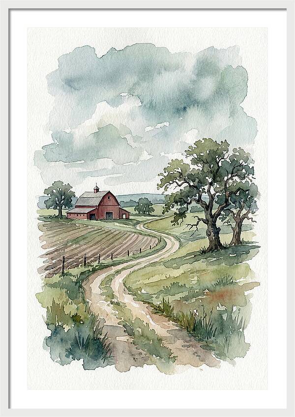 Tranquil Farm Scene