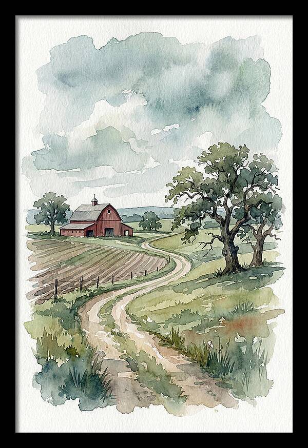 Tranquil Farm Scene