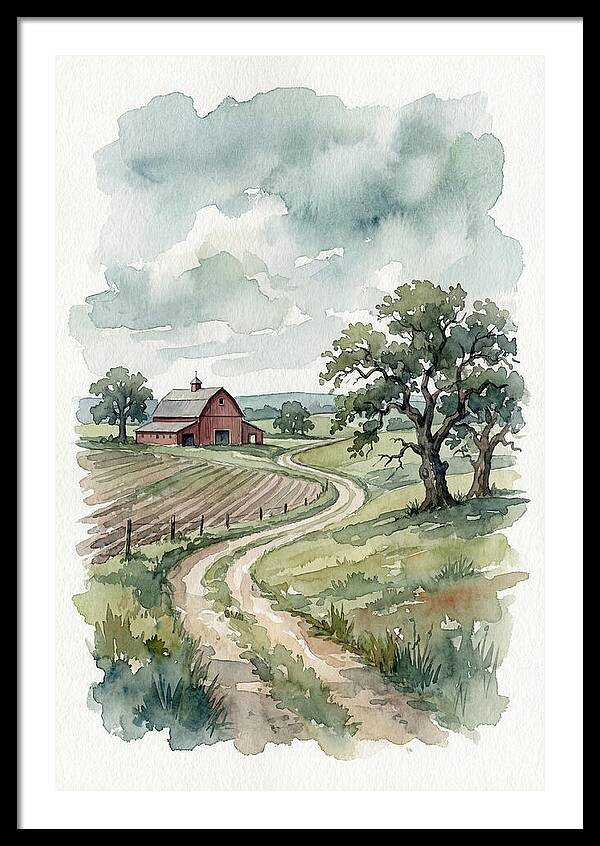 Tranquil Farm Scene