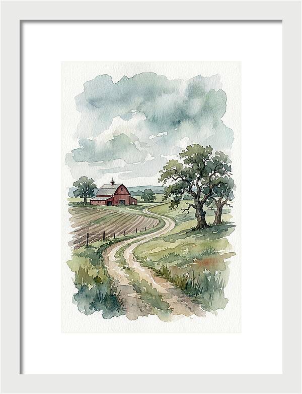 Tranquil Farm Scene