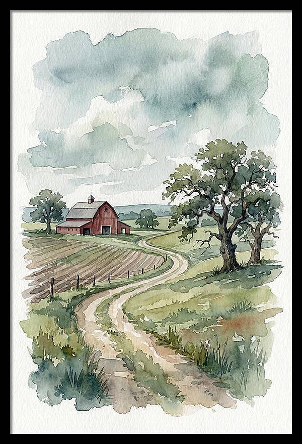 Tranquil Farm Scene