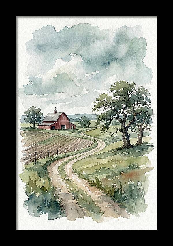 Tranquil Farm Scene