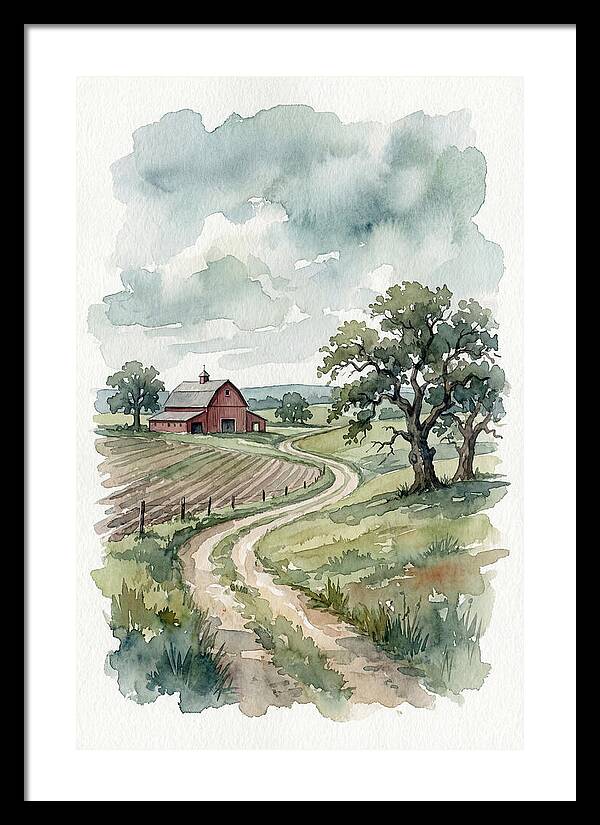 Tranquil Farm Scene