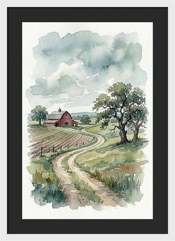 Tranquil Farm Scene