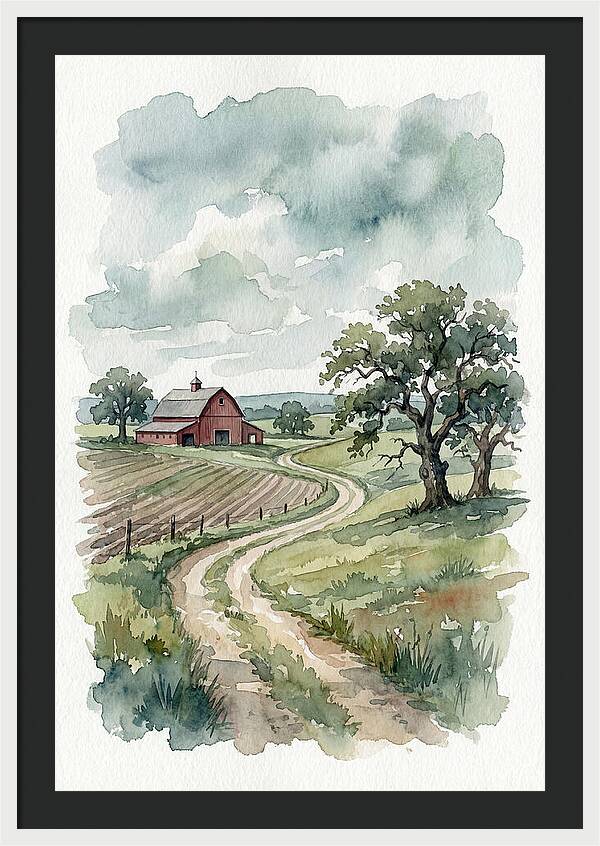 Tranquil Farm Scene