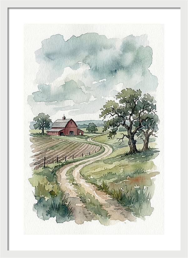 Tranquil Farm Scene
