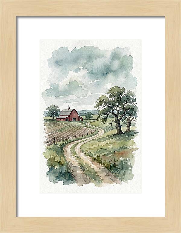 Tranquil Farm Scene