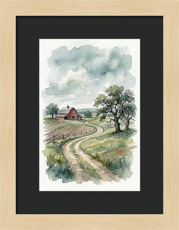 Tranquil Farm Scene