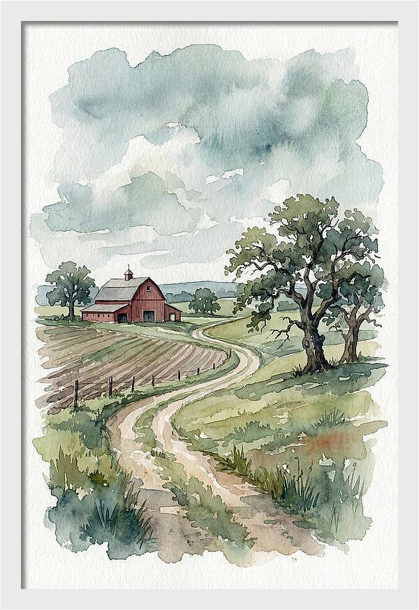 Tranquil Farm Scene