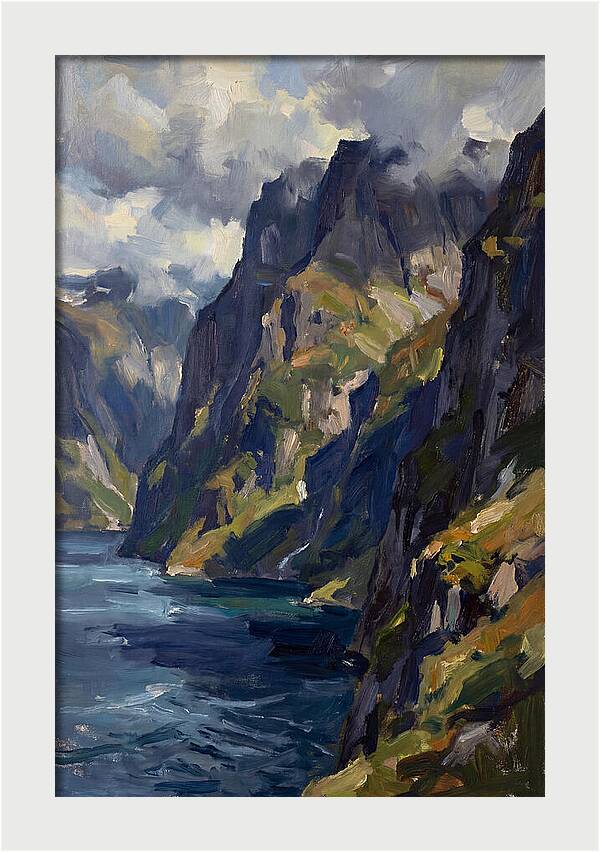 Tranquil Fjord Reflections