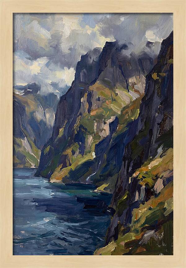 Tranquil Fjord Reflections